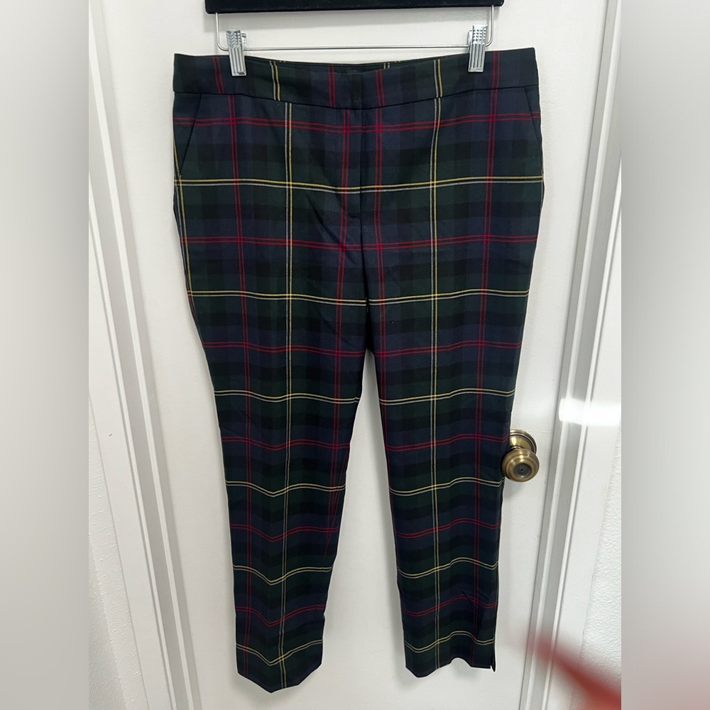Talbots Women Plaid Hampshire Ankle Pants